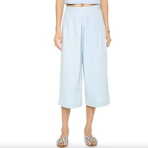 3x1 Gaucho Pant in light chambray, size Small